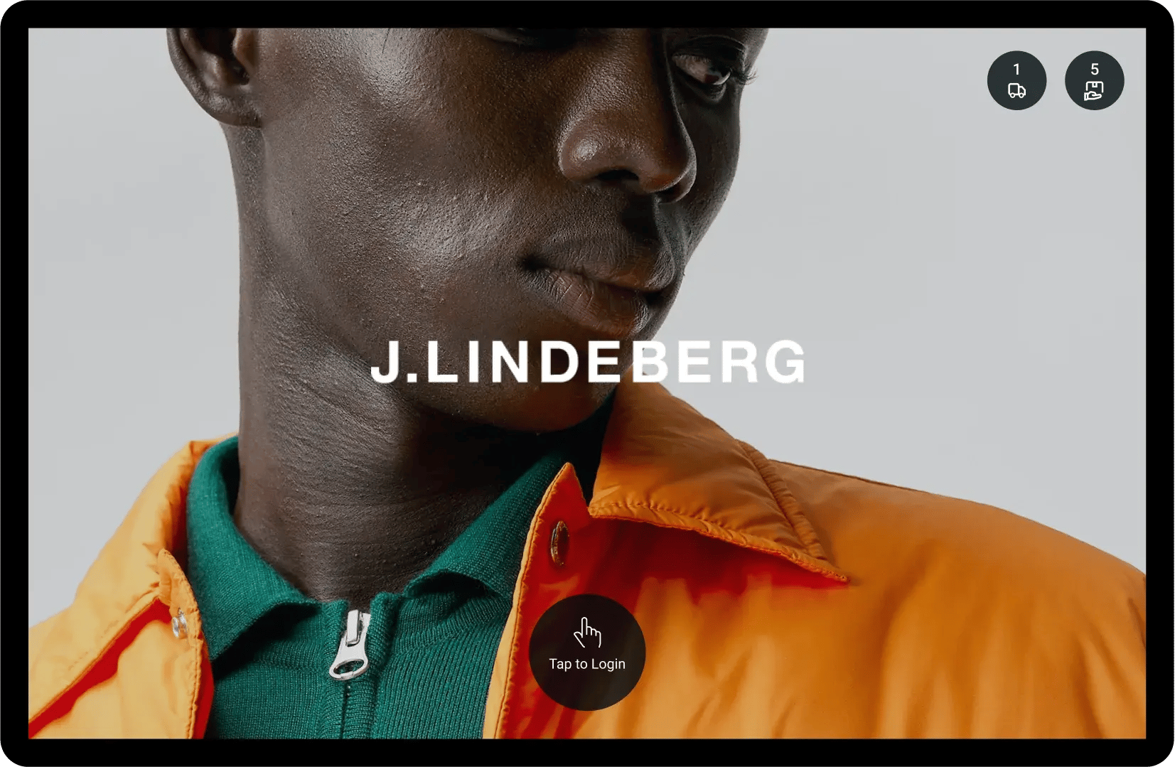 Jlindeberg background on tablet